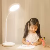 雅格(YAGE) LED折叠床头小台灯学习工作护眼台灯充电插电两用式学生台灯 404白(充电插电两用)(计价单位:个)