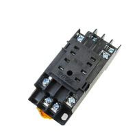 德力西PYF08A 8脚JQX-13F/2Z CDZ9-52P HH52P MY2NJ 中间继电器底座 单个
