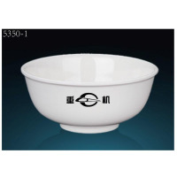 陇步昇NO.5350-1密胺白色仿瓷碗