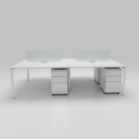 组合工位 四人组合桌 2800*1400*750mm