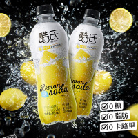 麟珑茶室 酷氏柠檬无糖汽水苏打水气泡水480ml*15瓶