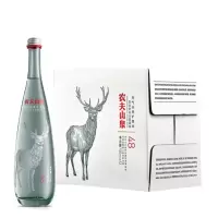 [砳石]高端矿泉水 玻璃瓶装 750ml*12瓶 图案随机