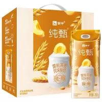 蒙牛 纯甄常温酸牛奶 燕麦+黄桃 200g10 礼盒装