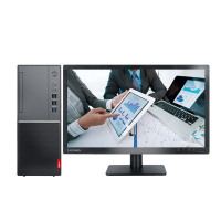 联想(Lenovo)扬天M6201D 台式电脑 19.5英寸显示器(I3-8100 4GB 1TB 集显 无光驱)