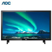 AOC液晶平板电视 23.8英寸大屏显示器 开关机无广告 安防监控内置音箱LED全高清电视机24M2