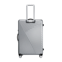 WQSC美旅万向轮男时尚商务TSA拉杆箱银色(AT-825G/BB8*55002)