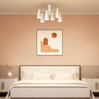 Yeelight艾米枝型吊灯简约现代客厅餐厅卧室灯具家用大气创意灯饰 纯白六头枝型吊灯