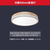 Yeelight皎月智能LED吸顶灯圆形满天星卧室灯具现代简约小爱同学 光茵-450mm金边镂空