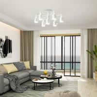 Yeelight艾米枝型吊灯简约现代客厅餐厅卧室灯具家用大气创意灯饰 纯白三头枝型吊灯