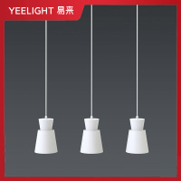 Yeelight餐厅吊灯现代简约吧台创意北欧三头餐吊卧室饭厅灯饰E27