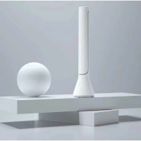 Yeelight折叠充电台灯 LED便携书桌学习学生宿舍寝室桌上照明灯 白色款 按钮开关