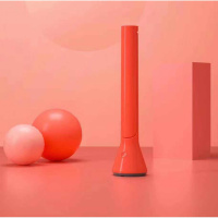 Yeelight折叠充电台灯 LED便携书桌学习学生宿舍寝室桌上照明灯 红色款 按钮开关