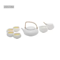哲品(ZENS) 拾趣下午茶 哑光白瓷 茶具套装(计价单位:套)