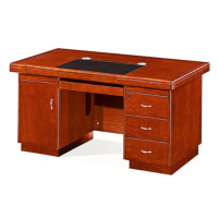 德诚和(DCH)复合实木办公桌油漆经理桌电脑桌主管桌科长办公桌 1406款/ 1400W*700D*760mmH