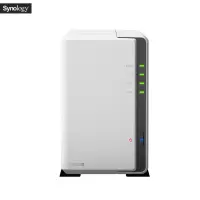 群晖(Synology) DS220j2盘位双核心NAS网络存储服务器(无内置SATA硬盘)不规则体支持NAS盘企业盘