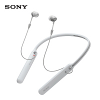 Sony/索尼 WI-C400 入耳塞颈戴式无线蓝牙耳机运动苹果安卓 白色