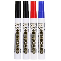 得力 33104白板笔套装易擦除 白板笔4支装