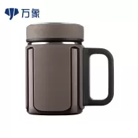 万象保温杯男士商务男士大容量泡茶杯办公喝水杯带过滤网手柄杯子S11P