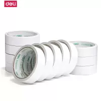 得力(deli)棉纸双面胶带 宽24mm*10y(12卷/袋) 30403(SW)