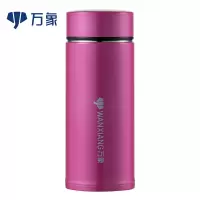 万象女士保温杯时尚个性不锈钢喝水杯外出小巧便携随手泡茶杯子H50L