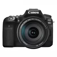 佳能(Canon) EOS 90D(18-200mm+闪光灯+三脚架) 数码单反相机 单镜头套装 约3250万像素