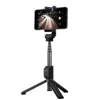 华为 HUAWEI 三脚架自拍杆AF15(黑色)手机三脚架+自拍杆 蓝牙遥控