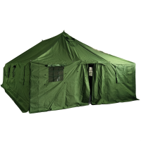 兵行者20人大型单帐篷帆布帐篷办公住宿野外可施工救灾野营等 8*4.8m