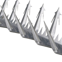 AP 304不锈钢防爬刺 围墙围栏防盗刺 大号 起订量10条