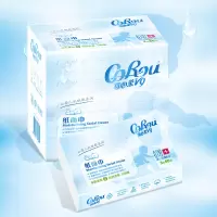可心柔(COROU) V9婴儿用保湿抽纸巾面巾纸宝宝用 3层60抽5包 家庭装便携抽纸 V9139-5