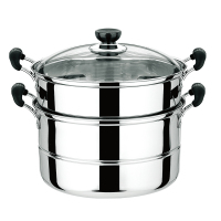 (ZDJ)德世朗(DESLON) DFS-Z018B 26cm 蒸蒸日上 两层多用蒸锅(计价单位:个)