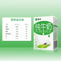 蒙牛 纯牛奶 PURE MILK 250ml*16