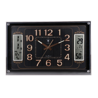 北极星 POLARIS 76008 挂钟 24英寸 黑色