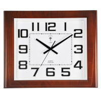 北极星 POLARIS 6811 木纹 石英挂钟 19英寸