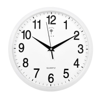 北极星 POLARIS 2842 11英寸 静音简约石英钟 白色