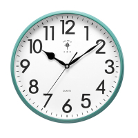 北极星 POLARIS 2788 14英寸 静音简约石英钟 绿