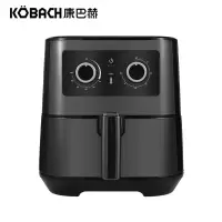 康巴赫(KBH)智能空气炸锅 KZGZ5.5L 无油烘炸 简约小巧 智能触控