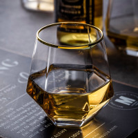 Callaway 创意威士忌酒杯玻璃洋酒啤酒杯欧式水晶威士忌杯 单个装