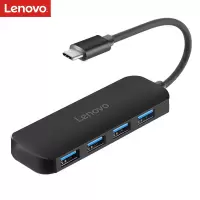 联想(Lenovo)C611 Type-C转USB3.0高速转接器 USB-C扩展坞 Hub集线器 mini适配器