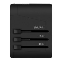 联想 thinkPlus随身充 全球旅行充电器 多功能便携USB充电头 JY-304 黑色