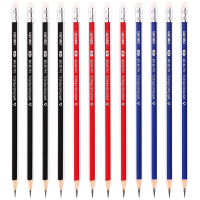 得力(deli) 高级书写 HB铅笔学生铅笔RS 12支/盒58108