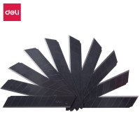 得力(deli)大号/小号壁纸墙纸刀片裁纸刀片切割刀片美工刀片 78000 5盒装(SW)