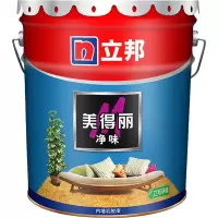 立邦 净味美得丽 墙面漆白色 净味内墙乳胶漆 油漆 涂料18L