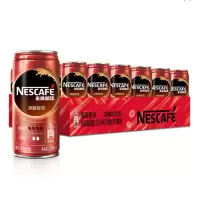 雀巢咖啡(Nescafe) 香浓口味 即饮 雀巢咖啡饮料 210ml*24罐 整箱 香浓 210ml