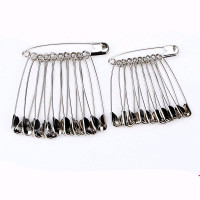 3厘米别针 固定衣服保险小曲葫芦形别针 约500个/盒 (一盒装)