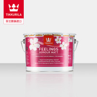 芬兰芬琳荷萌生态内墙漆白色室内环保涂料趋零VOC乳胶漆室内家用 9L 月光白F493(偏蓝)