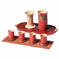 哲品 萃取·融多人茶具茶盘套装