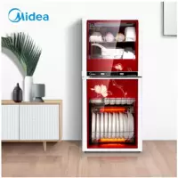 美的(Midea)消毒柜家用 碗柜 碗筷 小型 二星级 立式 100K03