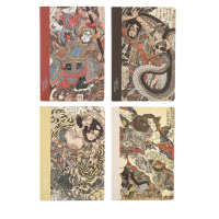 晨光(M&G)大英博物馆水浒豪杰缝线本记事本套装HAPY0281 A5 四本装