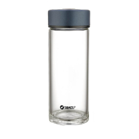 清水 8011 玻璃杯透明耐热大容量水杯 透明水晶杯子茶水杯 钢本色 280ml(个)