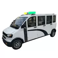 电动车物业小区巡逻车广场景区观光车4轮车代步电动电瓶车2019款整车带门带空调 6-8座需定制
